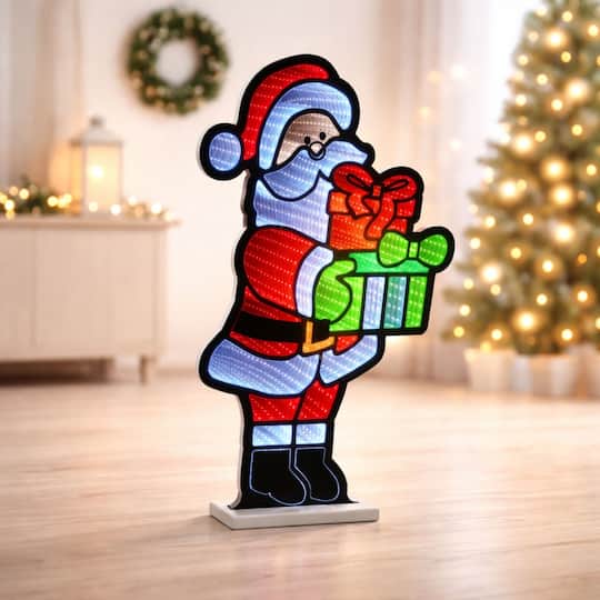 Melrose 24.75" Santa with Presents EkkoLight